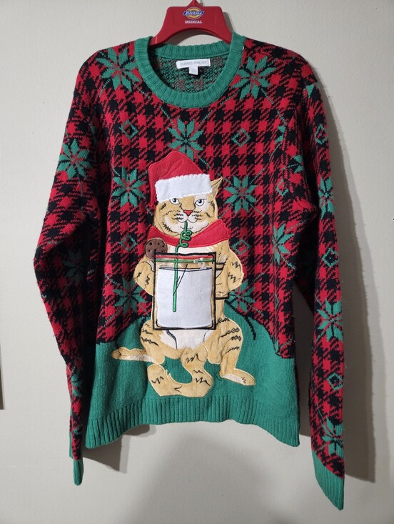 Celebrate Together Other - Celebrate Together Christmas Cat Sweater XL